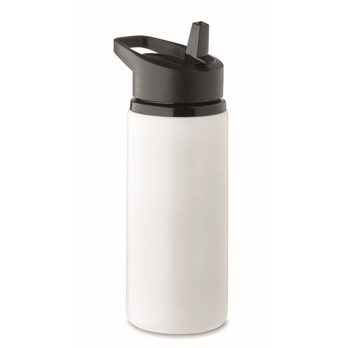 Recycled stainless steel bottle with spout and handle, 500 ml