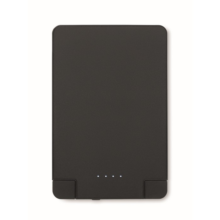 Magnetic power bank with built-in cables, 2,500 mAh