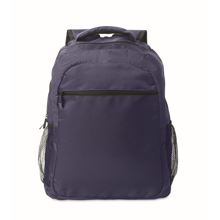 Laptop backpack with front and side pockets, 15"