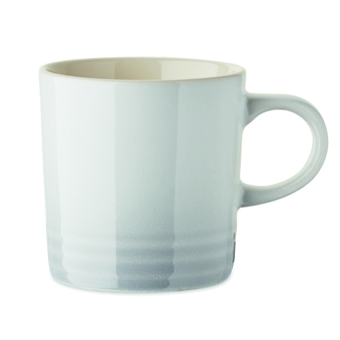 Ceramic mug, colour gradient, white interior, 290 ml