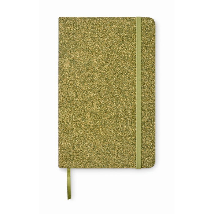 Hardcover notebook, recycled materials, A5, ruled pages