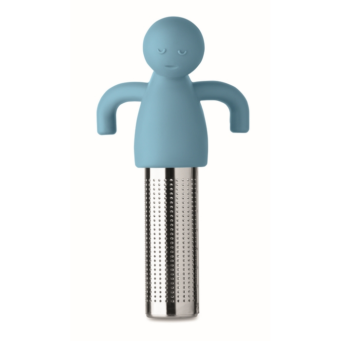 Stainless steel tea infuser, silicone man design