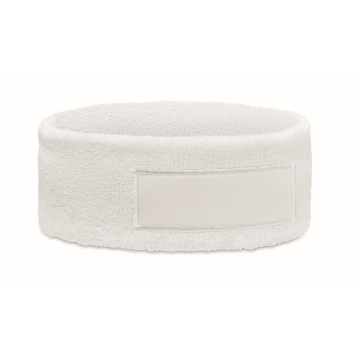 Exercise headband, custom patch