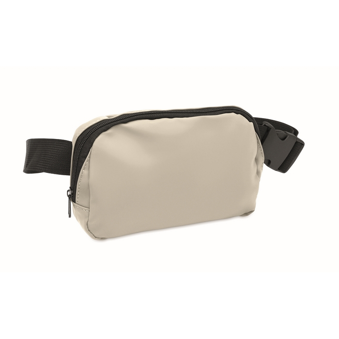 PU waist bag, main compartment, back pocket
