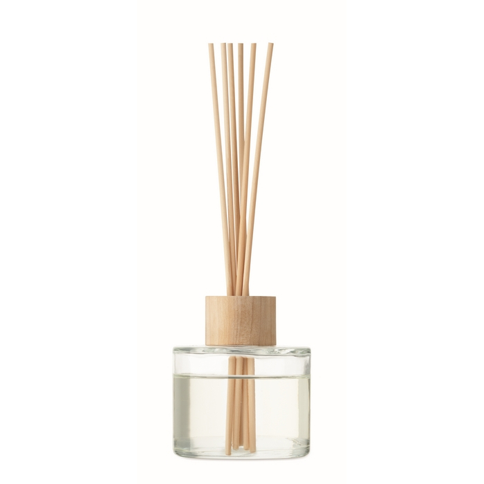 Diffuser with 6 reeds, glass jar, vanilla scent