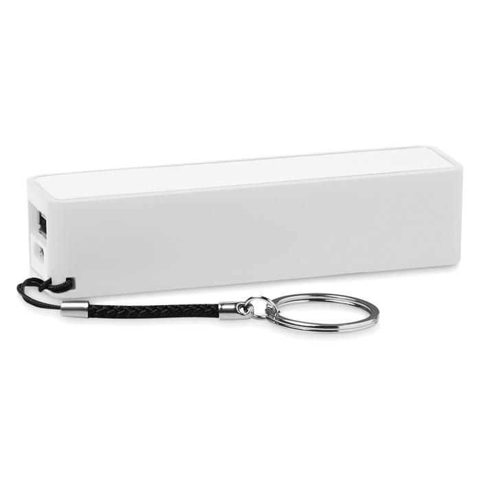 External power bank on a key fob, 2,200 mAh