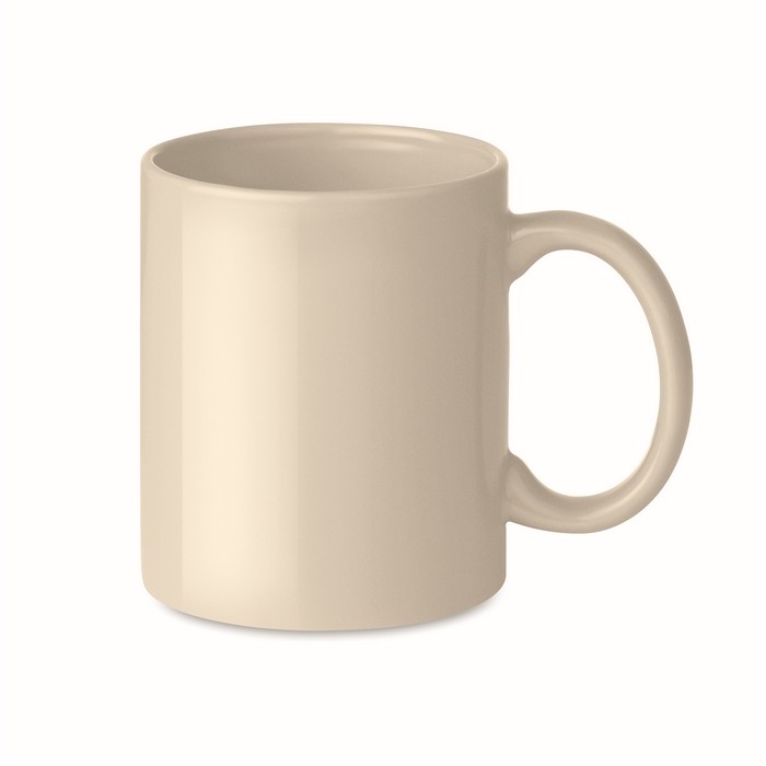 Economical ceramic coffee mug, 300 ml