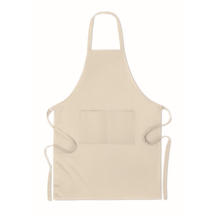 Kitchen apron with organic cotton, 200 g/m2