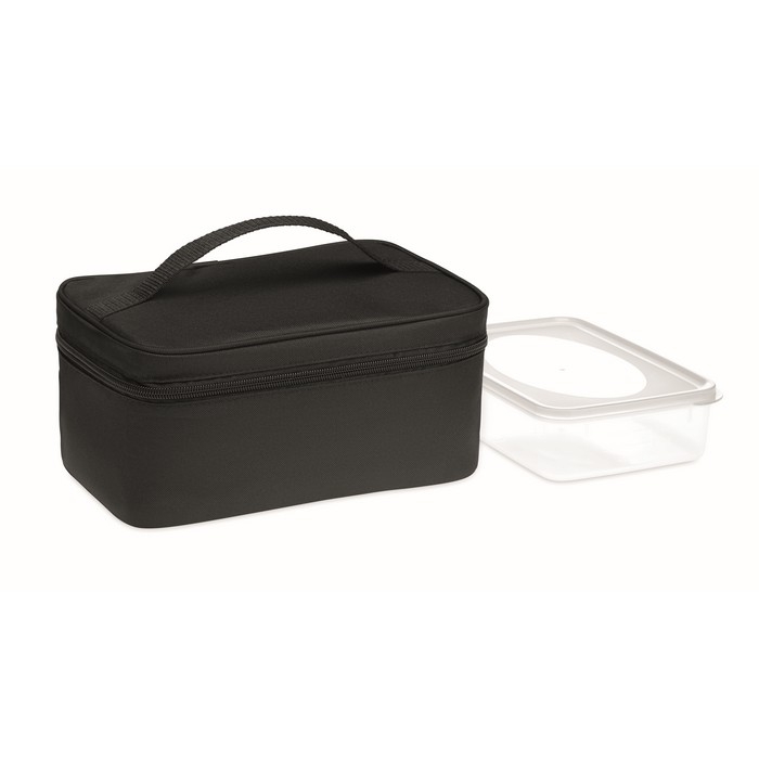 Cooler bag with lunch box made of recycled plastic