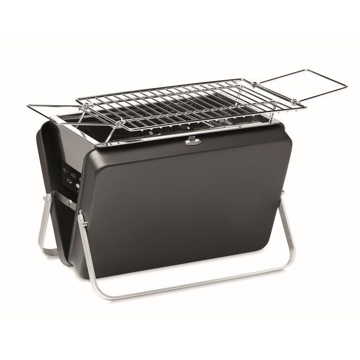 Portable stainless steel grill in a case for summer marketing
