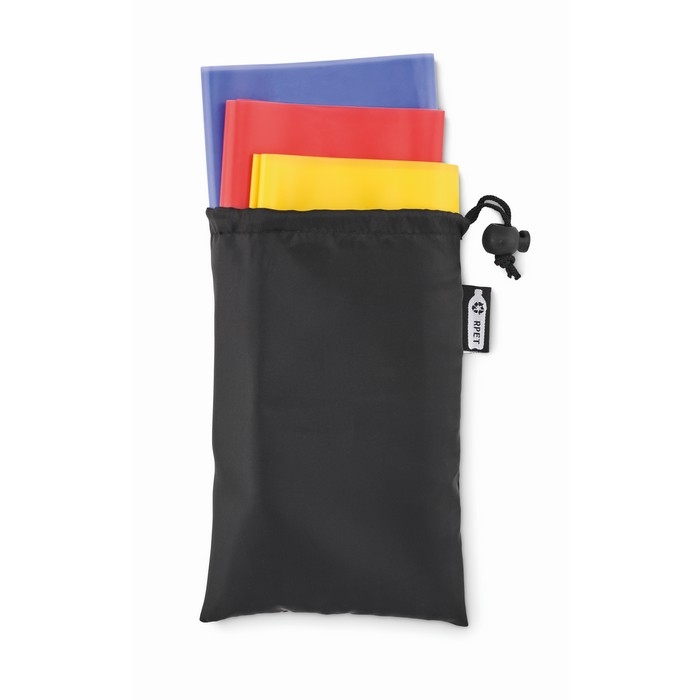 Elastic fitness bands x3 for home training