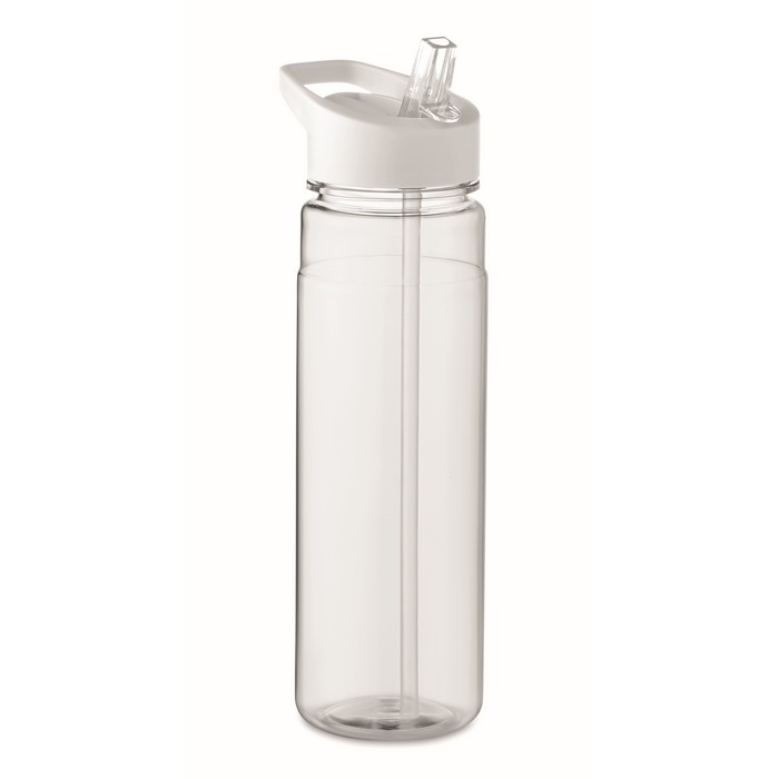 Bottle with foldable mouthpiece made of PP with straw, 650 ml