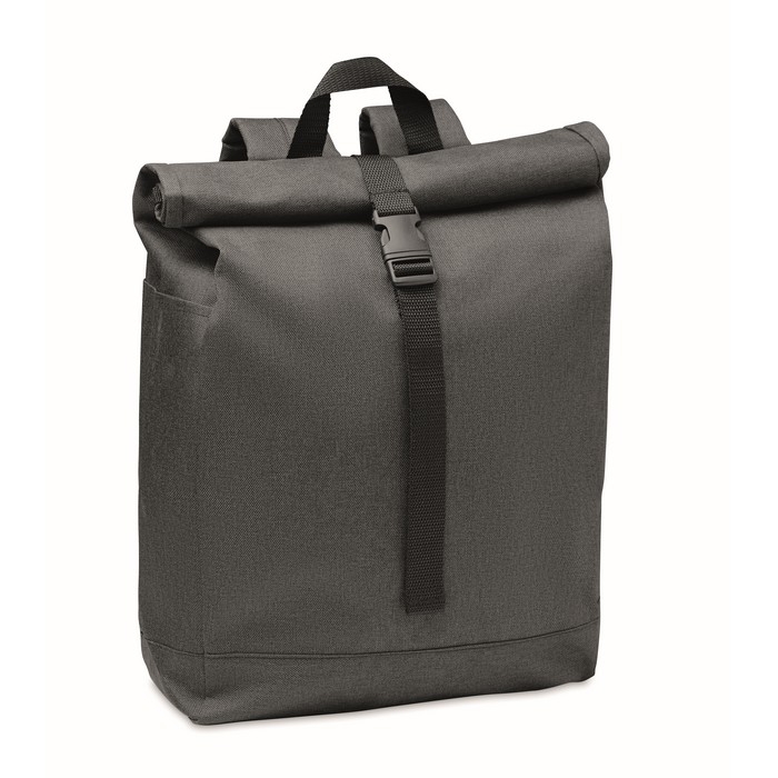 Rollable daypack, RPET polyester with closure