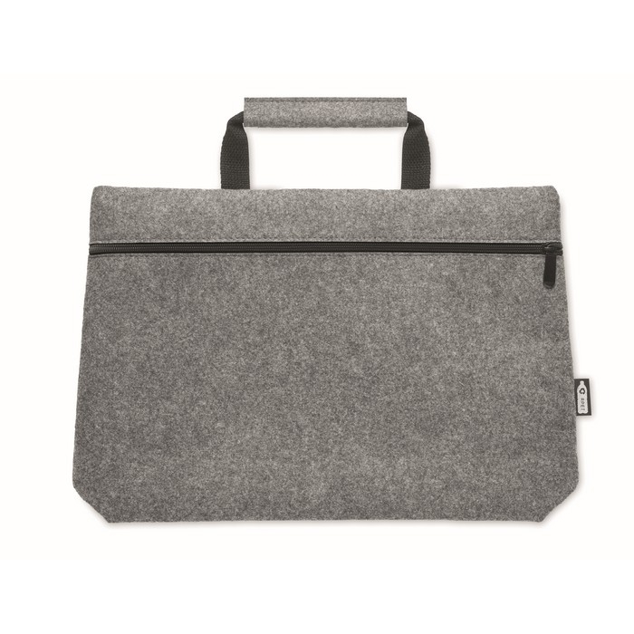 Recycled felt crossbody laptop bag, 15