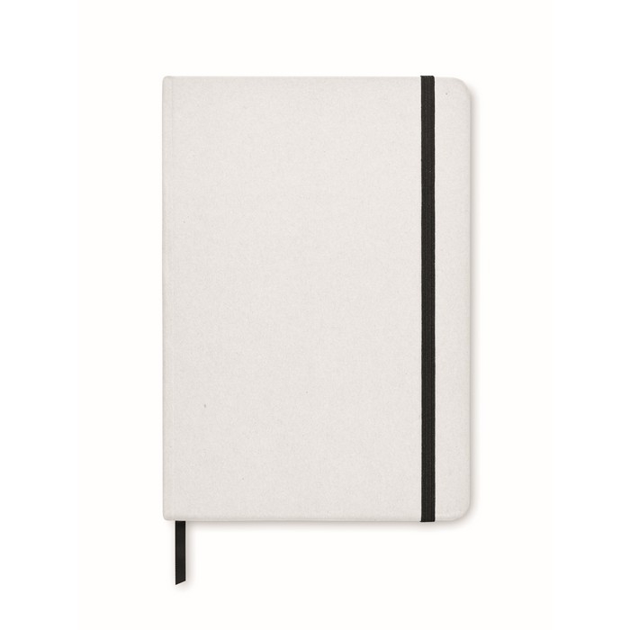 Notebook with cover, recycled cardboard and stone paper, A5