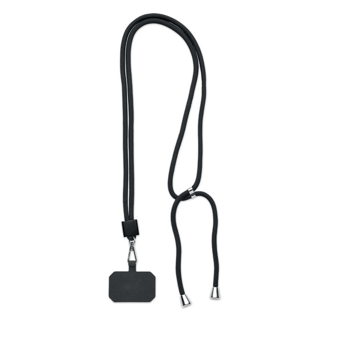 Tubular lanyard made of RPET for carrying your phone