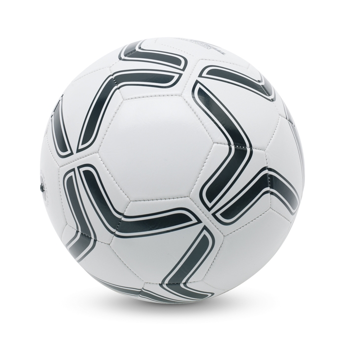 PVC football, black and white for sports clubs