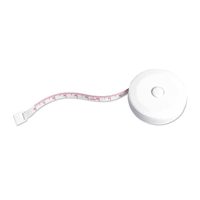 Gym tape measure with return mechanism 1m