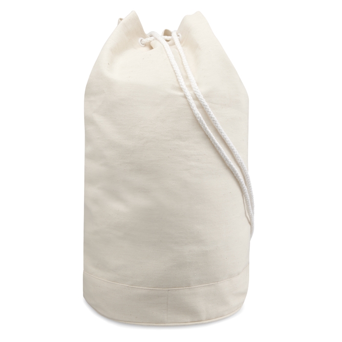 Natural coloured cotton duffle bag, 200 g/m2