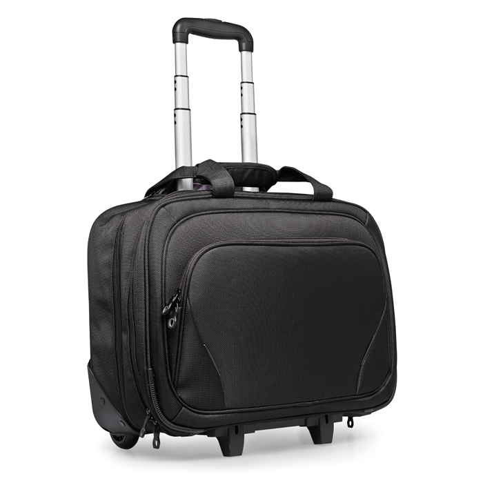 Trolley with notebook pocket for managers, 17