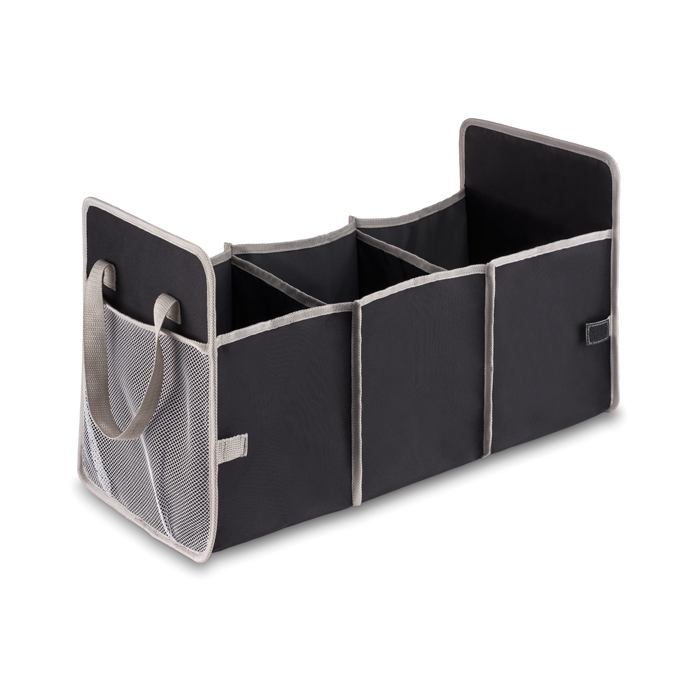 Foldable organiser for the car boot