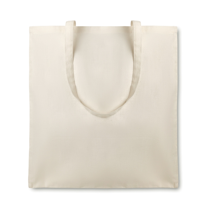 Organic tote bag with long handles, 105 g/m2