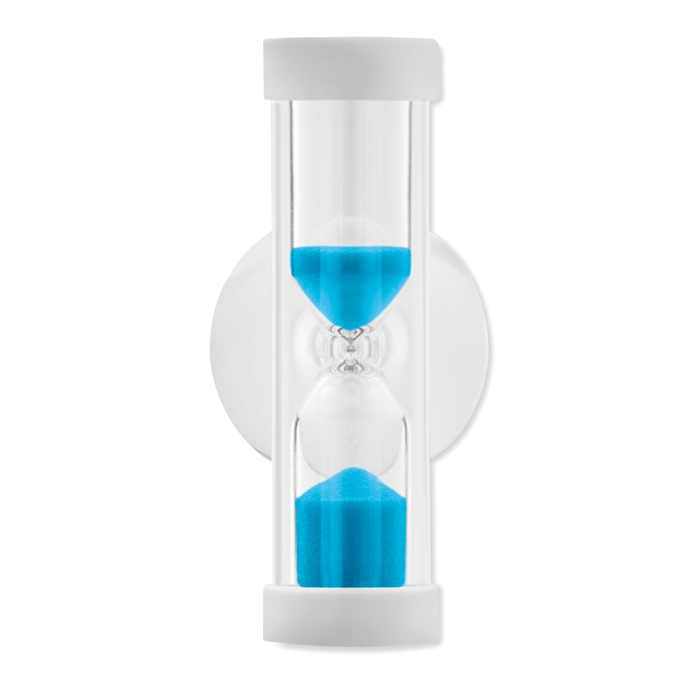 Sand timer with suction cup, 2 minutes