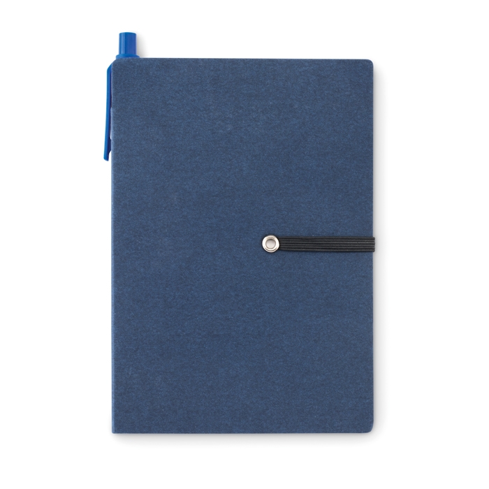 Notebook, ballpoint pen and post-it notes set