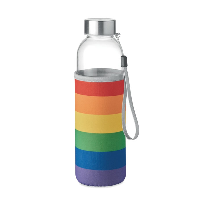 Water bottle with sleeve, promotional gift, 500 ml
