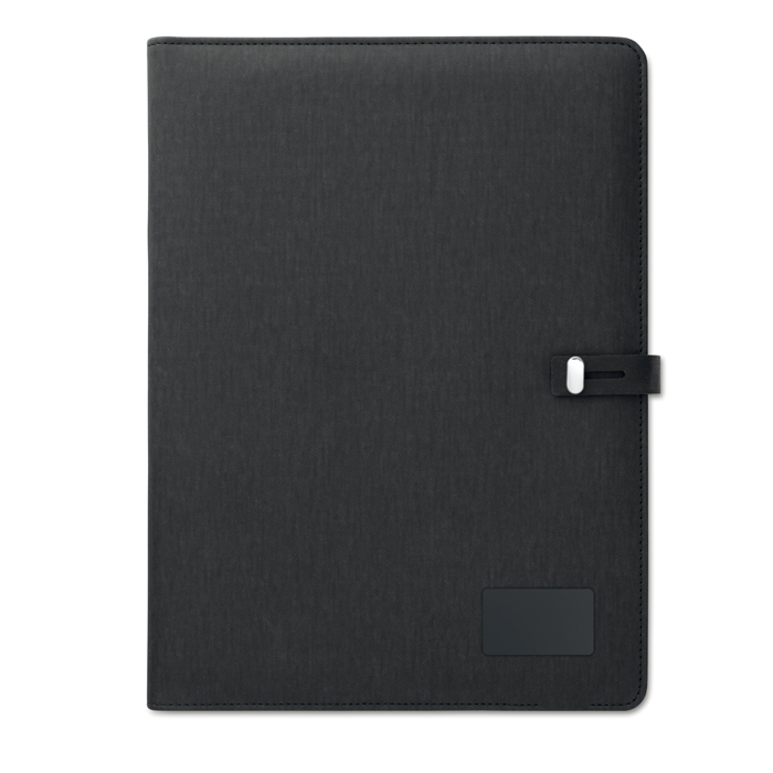 Folder with charging station, power bank and USB cable