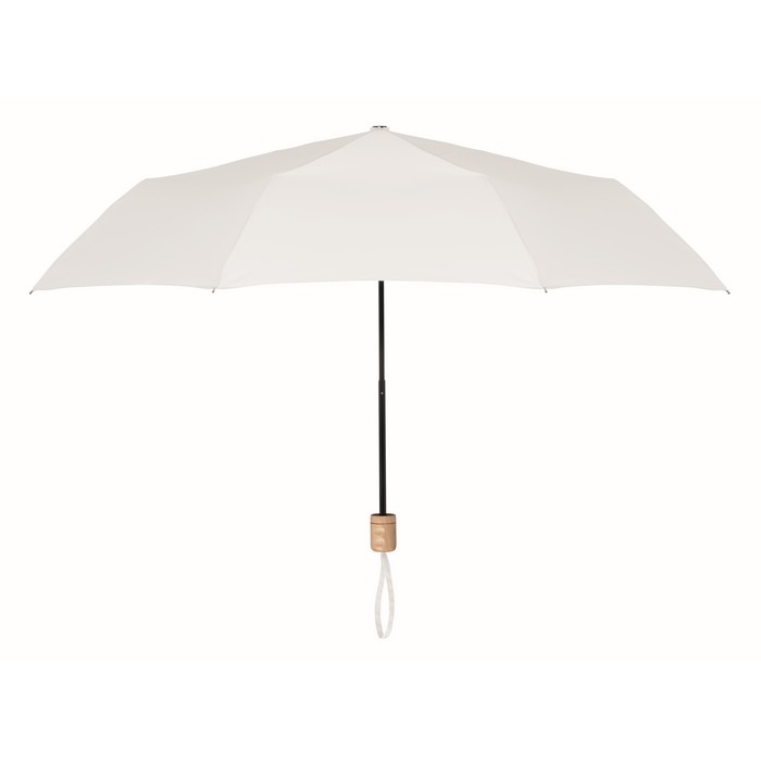 Foldable manual umbrella made of RPET with matching cover, Ø 99