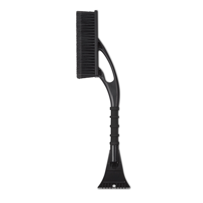 Ice scraper with brush, print on one end of the handle
