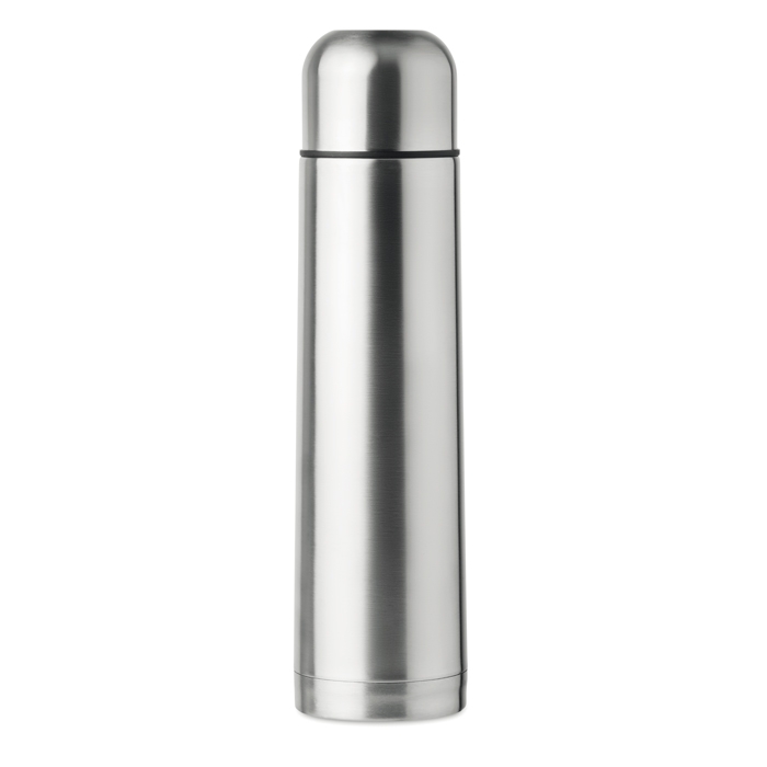 Stainless steel thermos in matt silver, 1 L