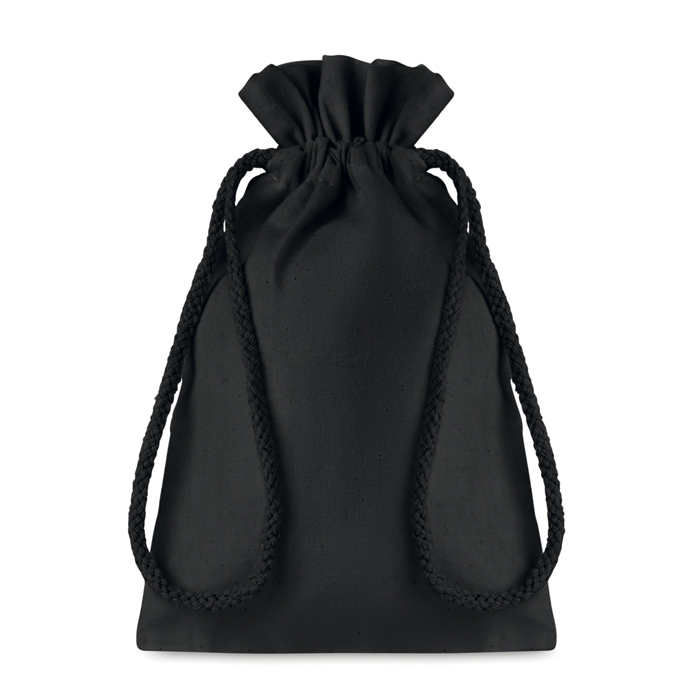 Small cotton drawstring bag for gifts, 105 g/m2