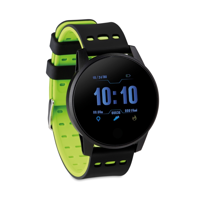 Waterproof smartwatch with pedometer for sports events
