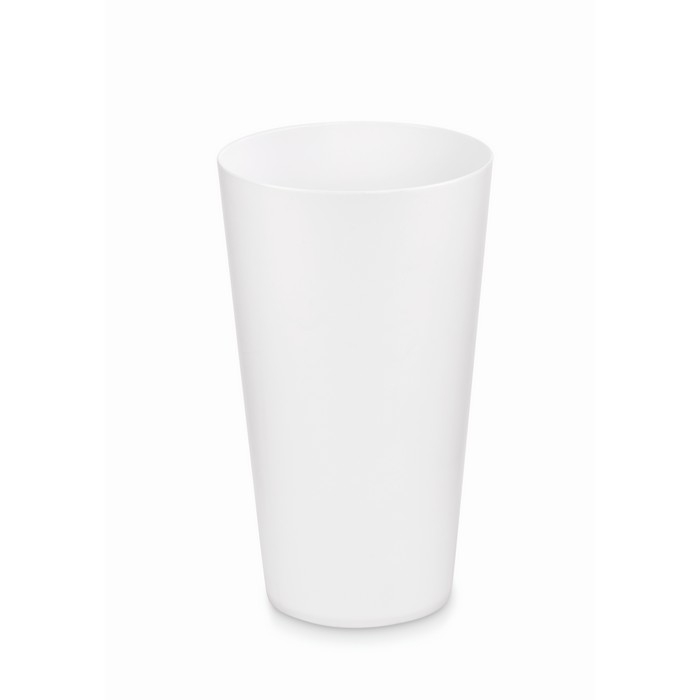 Reusable PP cup with frosted finish surface, 550 ml