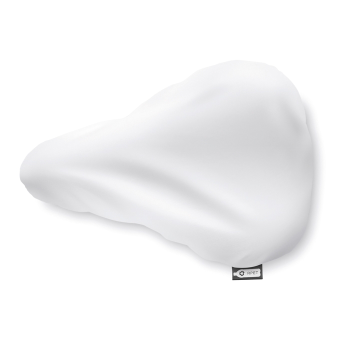 Saddle cover made of recycled plastic for bike shops