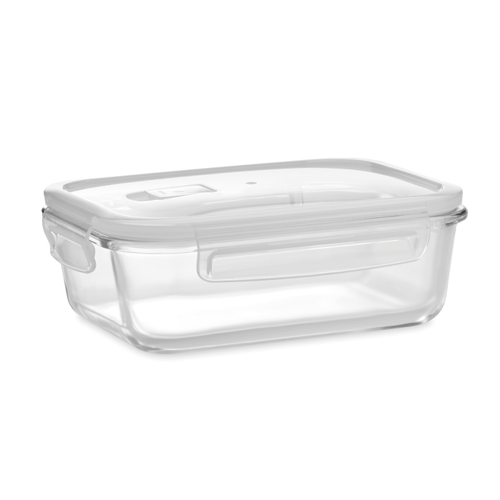 Glass lunch box with airtight PP lid, 900 ml