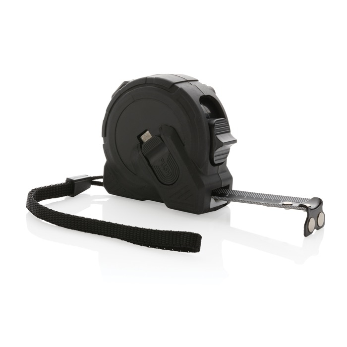 Custom tape measure with logo in premium case, 5 m