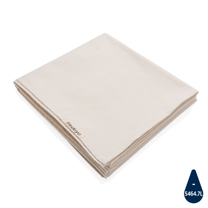 Water-saving cotton tablecloth in neutral style, 80 g/m²