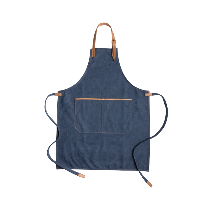 Premium printed apron with brown details, tavern style