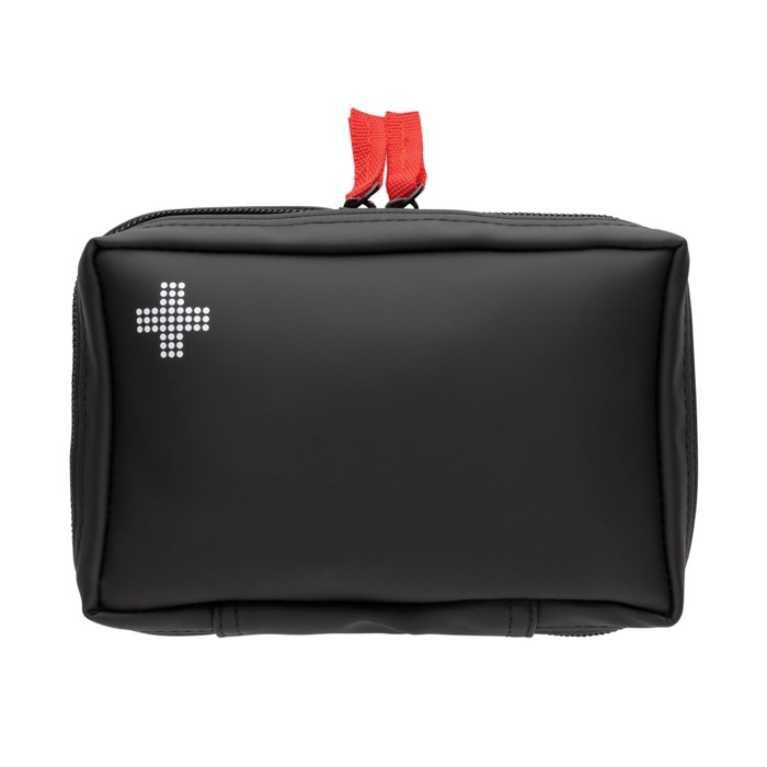 Promotional nubuck first aid kit with 24 accessories