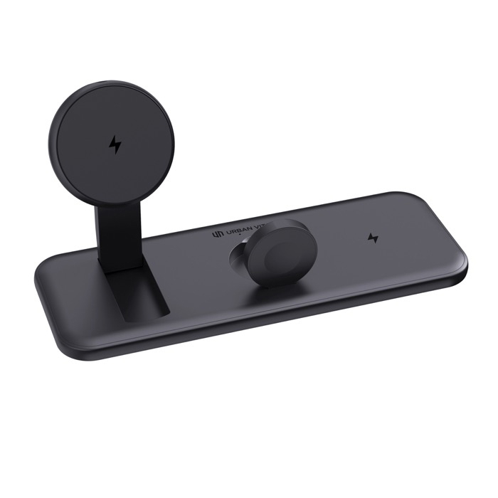 3-in-1 magnetic charger with 15 W wireless charging