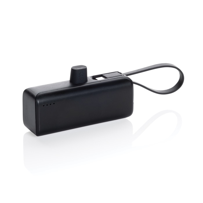 Power bank with lightning connector and multiple ports, 3,000 mAh