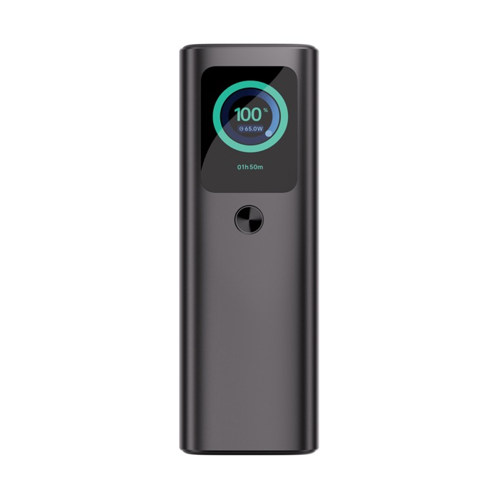 Aluminium power bank, multi-charging, HQ display, 20,000 mAh