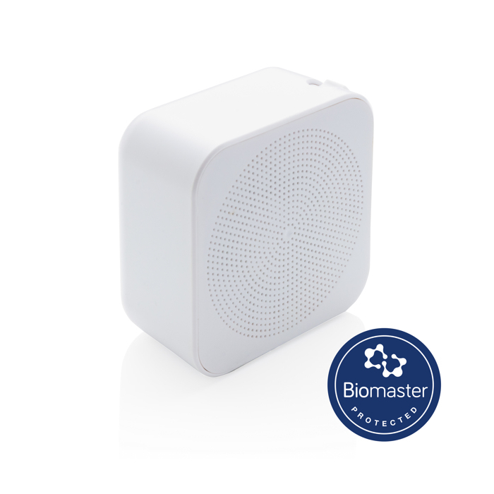 White antibacterial Bluetooth speakers, BT 5.0