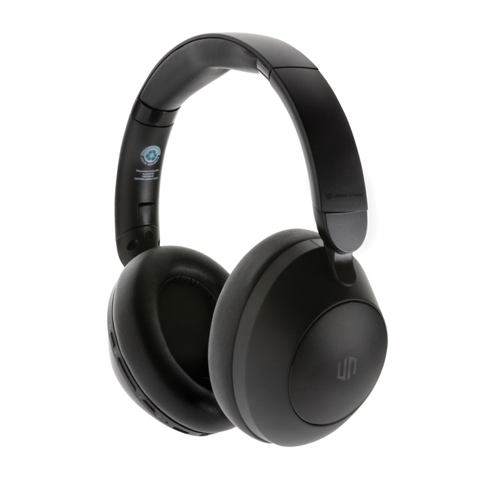 Foldable headphones with noise cancellation and soft cushions