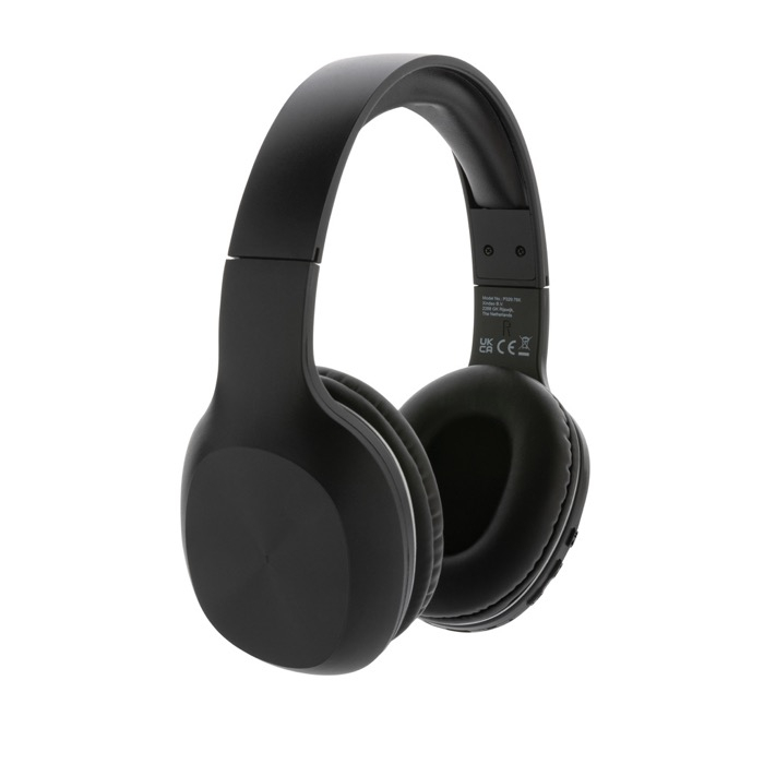 Corporate wireless BT 5.1 headphones in recycled ABS