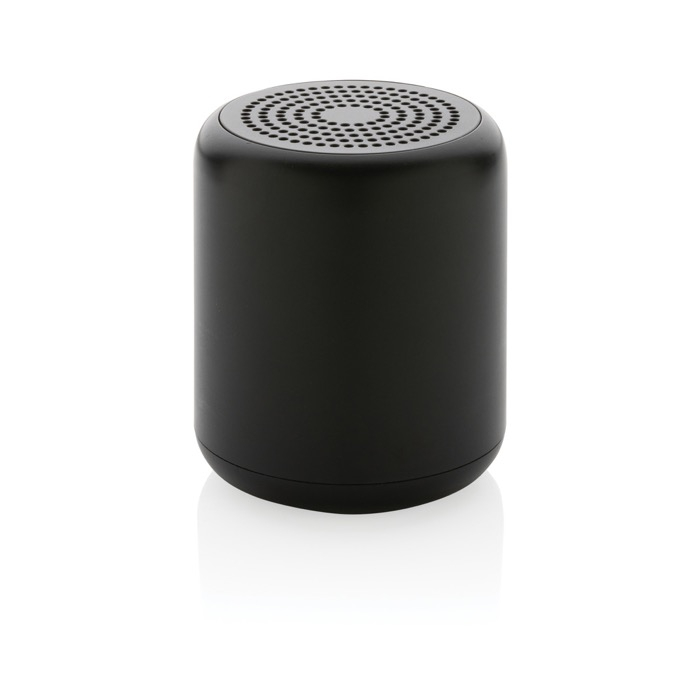 Bluetooth speaker with logo in recycled materials