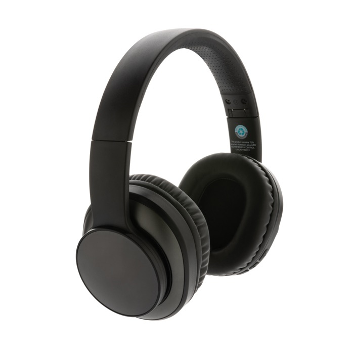 Foldable wireless headphones in recycled aluminium